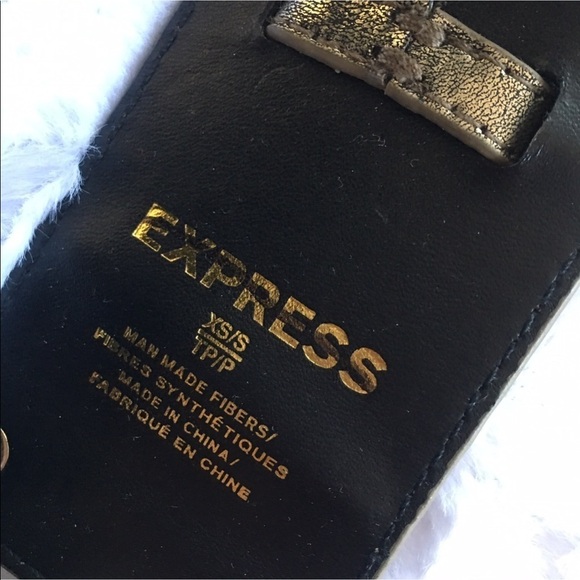 Express Gold Waist Buckle Belt - Picture 2 of 3